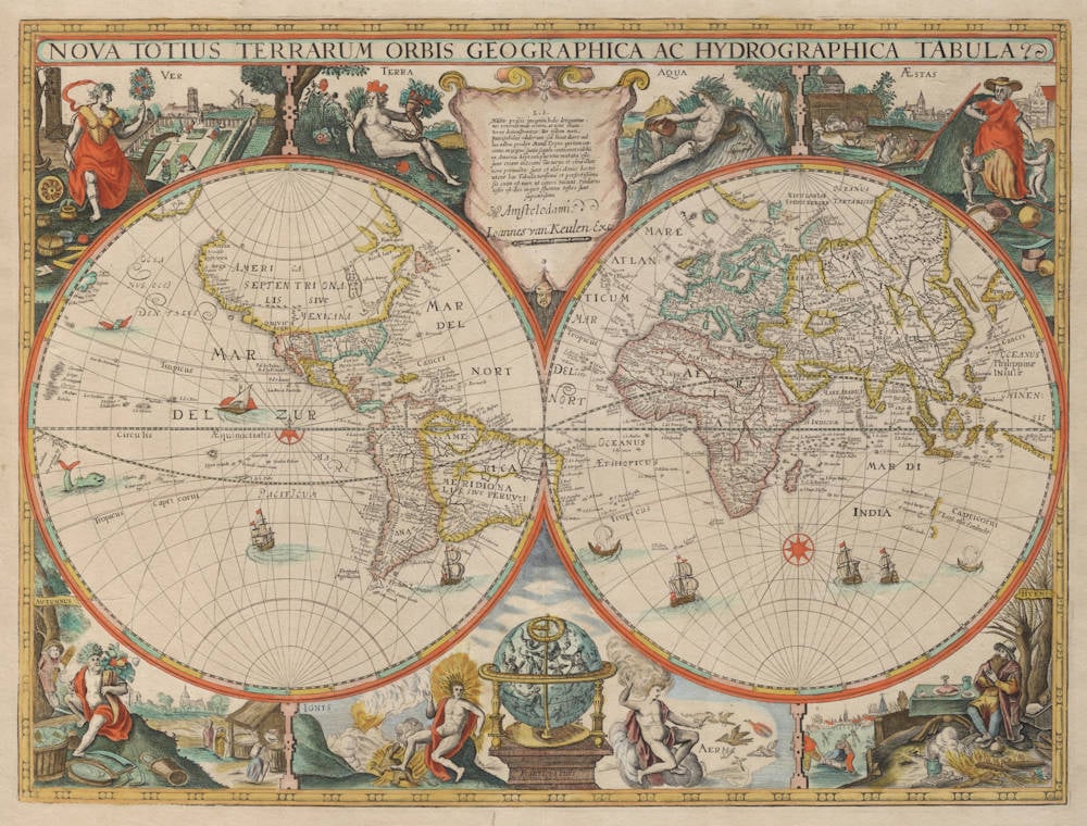 New Additions of Antique maps of the World