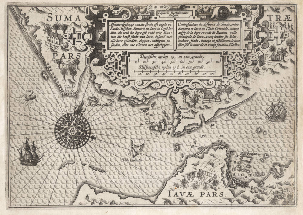 First map of Sunda Strait