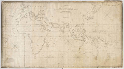 Antique map of  by Penelope Steel