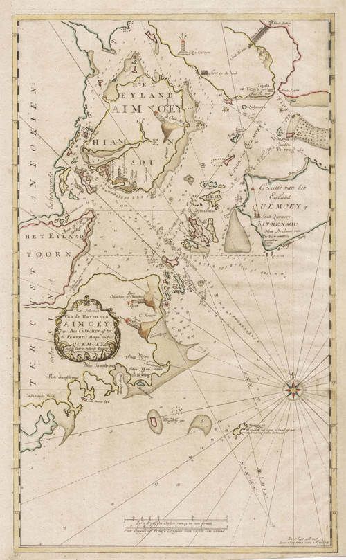 Antique map of Amoy and Quemoy by van Keulen