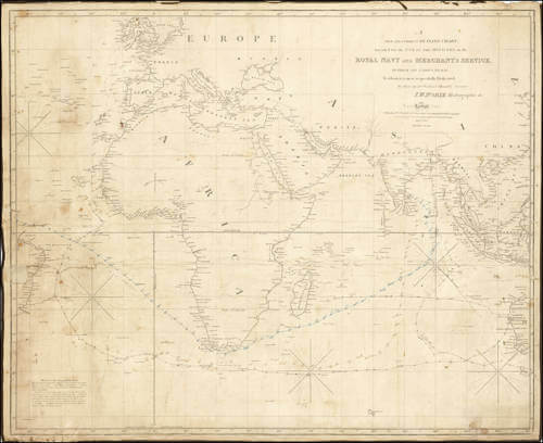 Antique map of  by John William Norie<BR>
Penelope Steel