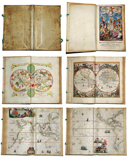 Antique map of Sea Atlas by van Keulen