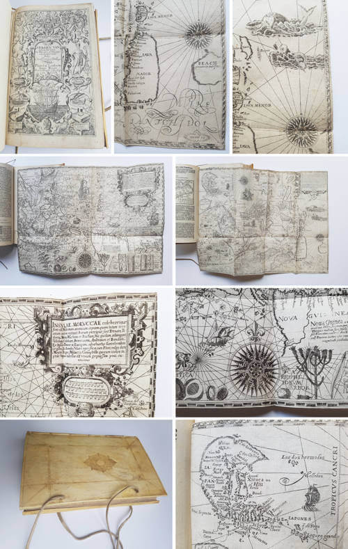 Antique map of Asia by Linschoten